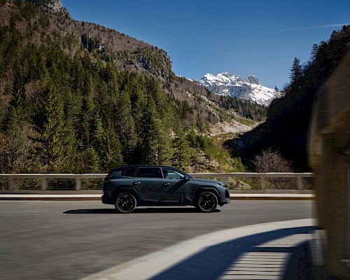 Citroën C5 Aircross Seitenansicht – harmonisches Zusammenspiel von Form und Funktion