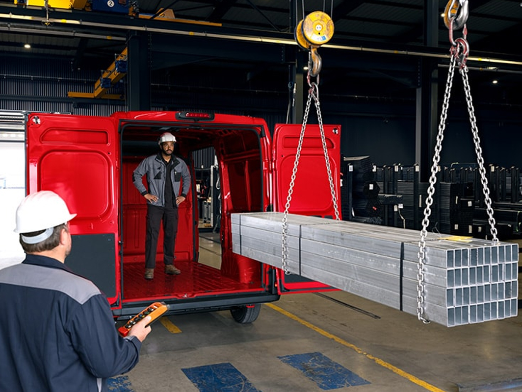 Robuste Karosserie des Citroën Jumper – hohe Zuladung und variable Aufbaumöglichkeiten