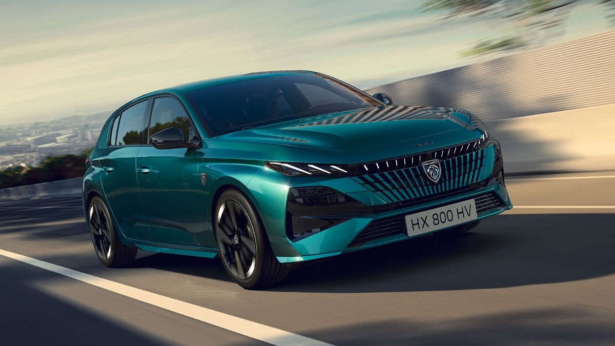 Peugeot 308 von vorne – sportlicher Kühlergrill und dynamisches Design