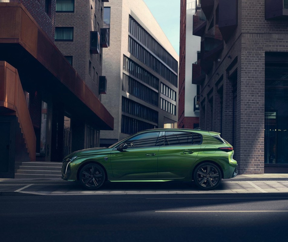 Perfekte Proportionen des Peugeot 308 – aerodynamisch und stilvoll zugleich